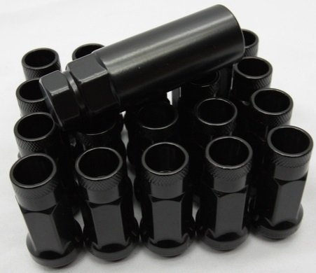 Комплект гаек 20015 Muteki конус 12x1,5 чёрный HEX 17