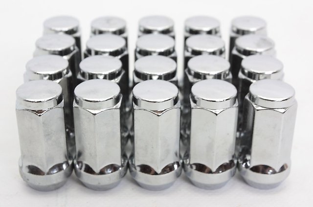 Гайка 20059 конус 14X1,5 45mm серебро HEX 19