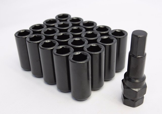 Комплект гаек 20088 Max Guard конус 12x1,5 40mm черный HEX внутренний