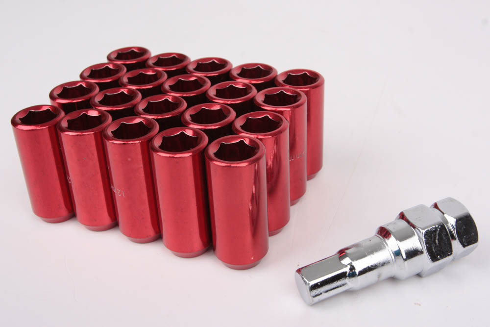Комплект гаек 20112 Max Guard конус 12x1,5 40mm красный HEX внутренний