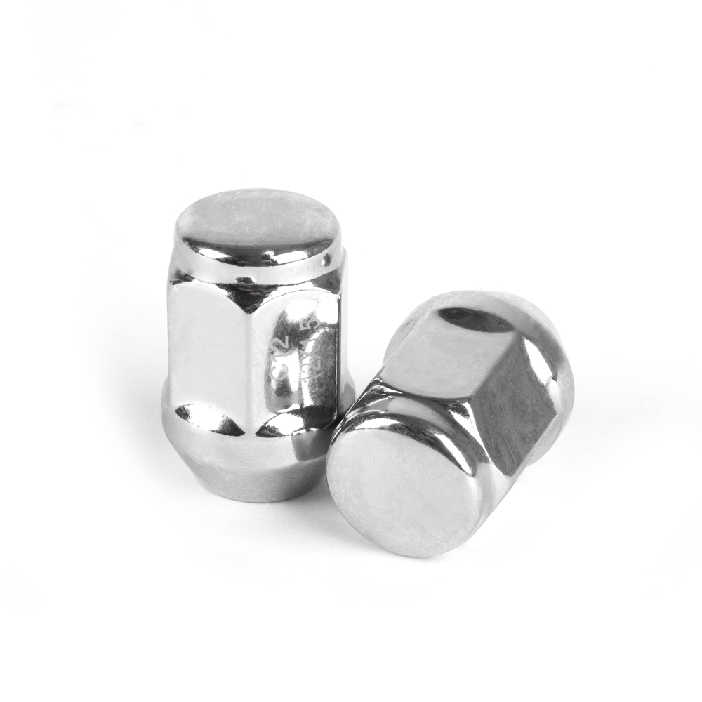 Гайка 20215 ATVL N010 конус 12x1,25 35mm серебро HEX 21
