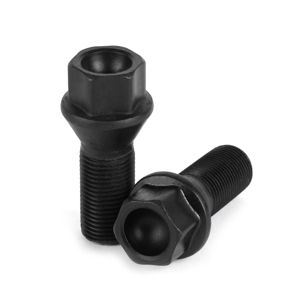 Болт 20225 ATVL 151 конус 14x1,25 28mm чёрный матовый HEX 17