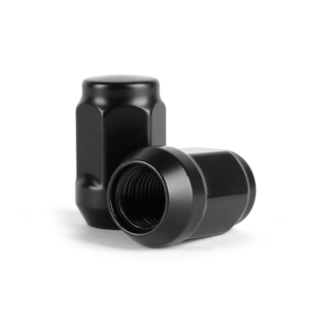 Гайка 20233 ATVL N008 конус 14X1,5 35mm чёрный матовый HEX 19
