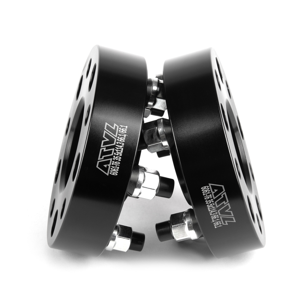 Проставка 41099 ATVL 5x114.3 66,1/66,1 12x1,25 35mm чёрный