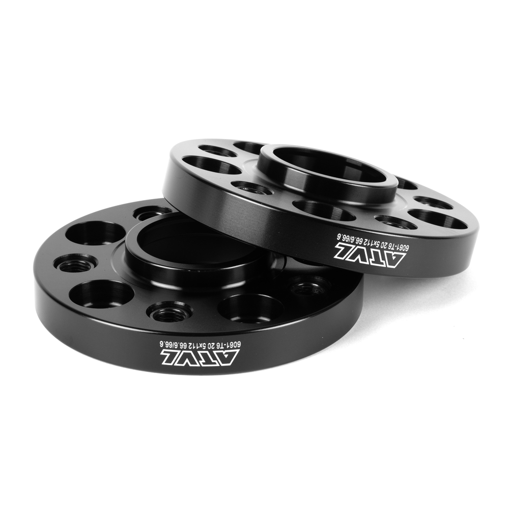 Проставка 41119 ATVL 5x112 66,6/66,6 14X1,5 20mm чёрный