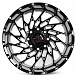 Литые диски 80102 WORX DS241-820BM-2228944 22 J12 ET-44 8x180 124.3 чёрный + полированный спицы