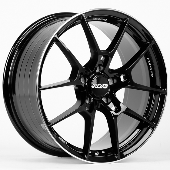 Литые диски 80520 Rays 5090X-SK164 18 J8 ET43 5x100 73.1 чёрный: Фото 4