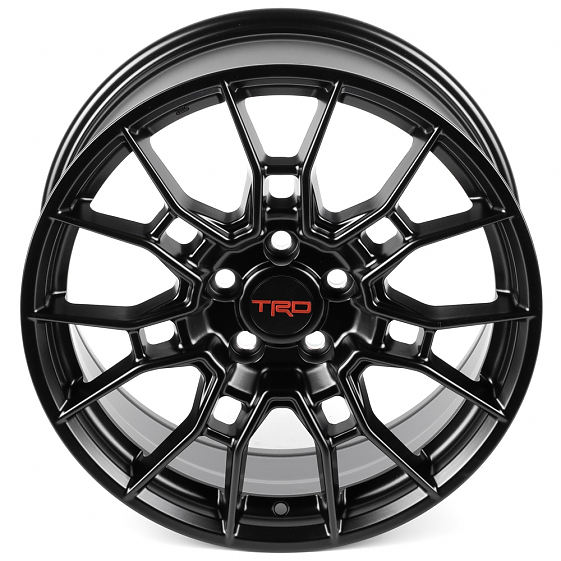 Литые диски 82384 TRD IVF3428 18 J7.5 ET35 5x114.3 60.1 чёрный матовый: Фото 3