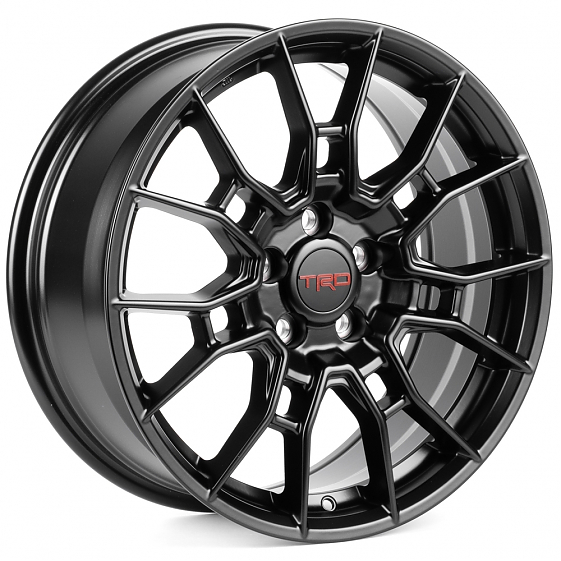 Литые диски 82384 TRD IVF3428 18 J7.5 ET35 5x114.3 60.1 чёрный матовый: Фото 4