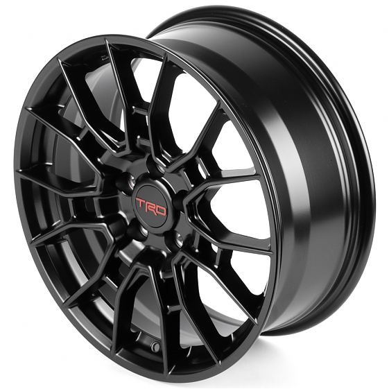 Литые диски 82384 TRD IVF3428 18 J7.5 ET35 5x114.3 60.1 чёрный матовый: Фото 6