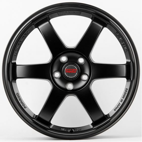 Литые диски 80545 Rays LK017-SK163 18 J8 ET35 5x108 73.1 чёрный матовый: Фото 1