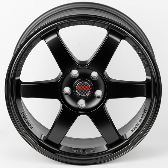 Литые диски 80545 Rays LK017-SK163 18 J8 ET35 5x108 73.1 чёрный матовый: Фото 3