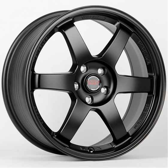 Литые диски 80545 Rays LK017-SK163 18 J8 ET35 5x108 73.1 чёрный матовый: Фото 4