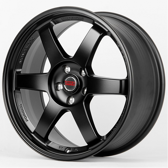 Литые диски 80545 Rays LK017-SK163 18 J8 ET35 5x108 73.1 чёрный матовый: Фото 5