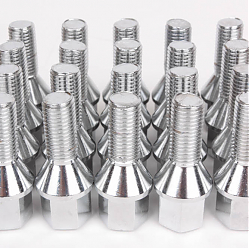 Болт 20109 конус 12x1,5 серебро HEX 17 25 мм