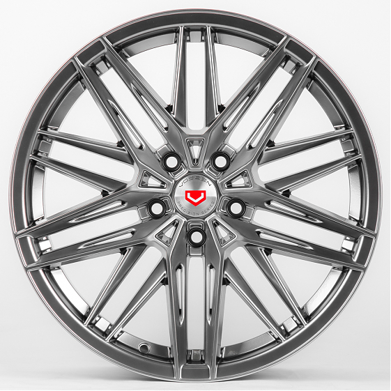 Литые диски 80038 Vossen 1217X-CS242 18 J8 ET38 5x114.3 73.1 серебро тёмное: Фото 1