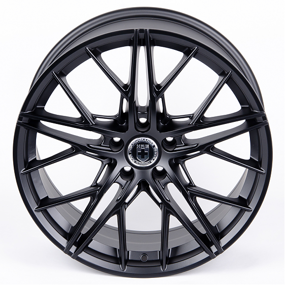 Литые диски 80727 HRE TC06-DS204 19 J8.5 ET35 5x114.3 73.1 чёрный матовый: Фото 2