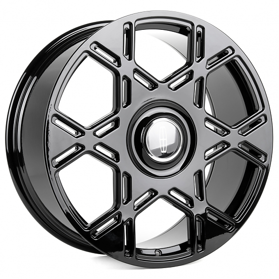 Кованые диски H240601B SKILL SL711-SK364 22 J9.5 ET44 6x135 87.1 чёрный глянцевый: Фото 4