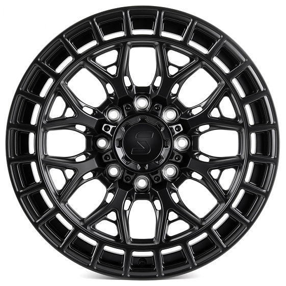 Кованые диски H260514D SKILL SV623-SB563 20 J9 ET29 8x165.1 121.3 чёрный матовый: Фото 1