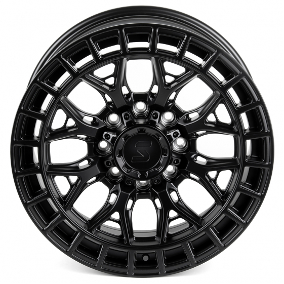 Кованые диски H260514D SKILL SV623-SB563 20 J9 ET29 8x165.1 121.3 чёрный матовый: Фото 3