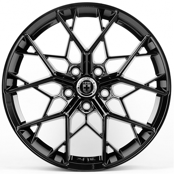 Литые диски 80397 HRE ZT816-FG441 18 J8 ET38 5x114.3 73.1 чёрный глянцевый: Фото 1