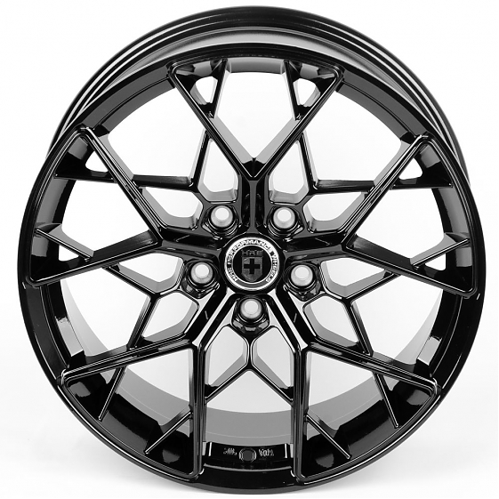 Литые диски 80397 HRE ZT816-FG441 18 J8 ET38 5x114.3 73.1 чёрный глянцевый: Фото 3