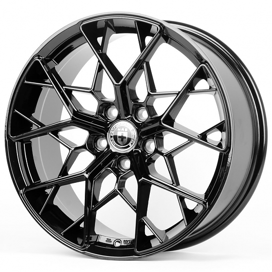 Литые диски 80397 HRE ZT816-FG441 18 J8 ET38 5x114.3 73.1 чёрный глянцевый: Фото 5