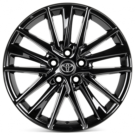 Литые диски 81999 Toyota 1176D-CT478 17 J7.5 ET40 5x114.3 60.1 чёрный глянцевый: Фото 1