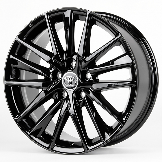 Литые диски 81999 Toyota 1176D-CT478 17 J7.5 ET40 5x114.3 60.1 чёрный глянцевый: Фото 5