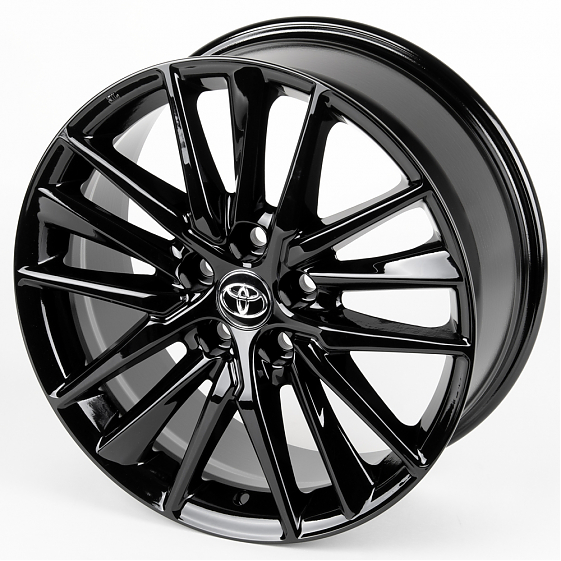 Литые диски 81999 Toyota 1176D-CT478 17 J7.5 ET40 5x114.3 60.1 чёрный глянцевый: Фото 6