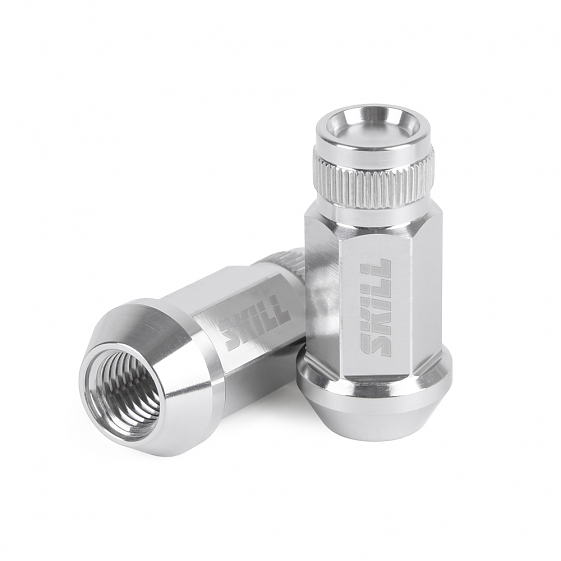 Гайка 90130 SKILL ST007 конус 12x1,25 45mm серебро HEX 17: Фото 2