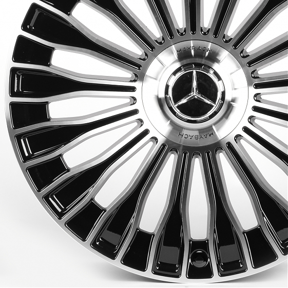 Литые диски 81814 Mercedes-Benz iV-313Q-SF100 20 J8.5 ET35 5x112 66.6 чёрный глянцевый + полированны: Фото 2