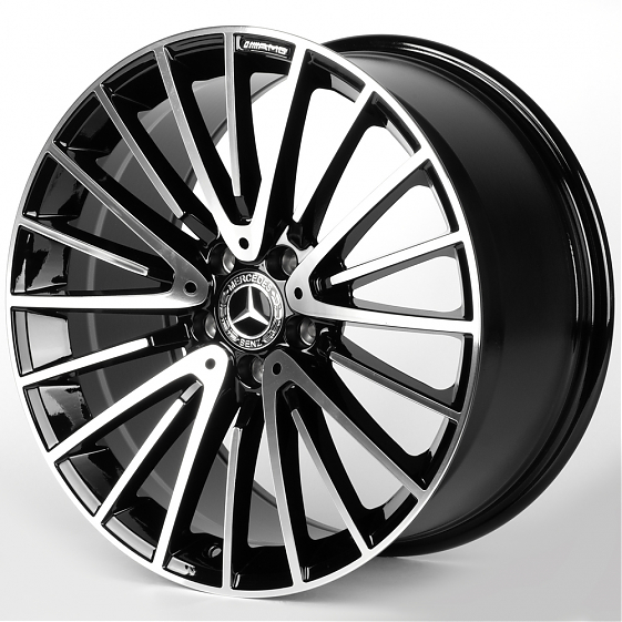 Литые диски 81805 Mercedes-Benz 3064F-CT508 19 J8.5 ET36 5x112 66.56 чёрный глянцевый + полированные: Фото 5