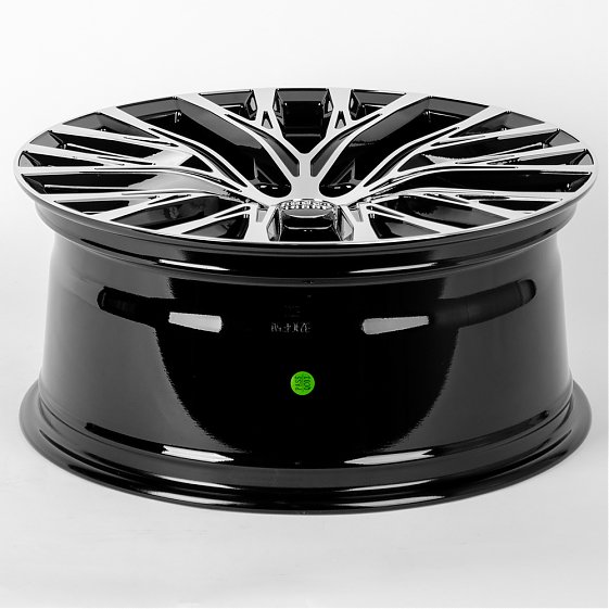 Литые диски 80430 Audi FBX046-9-DS204 19 J8.5 ET30 5x112 66.5 чёрный + полированные спицы: Фото 7