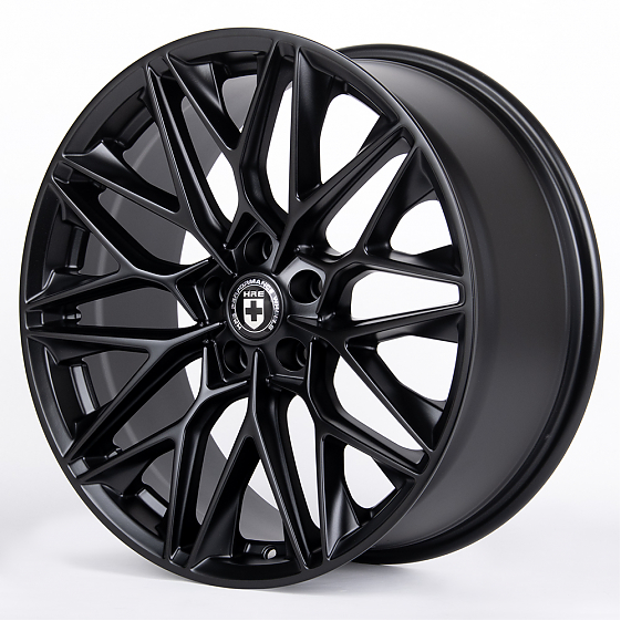 Литые диски 80775 HRE 2689-SL064 19 J8.5 ET35 5x112 66.6 чёрный матовый: Фото 5
