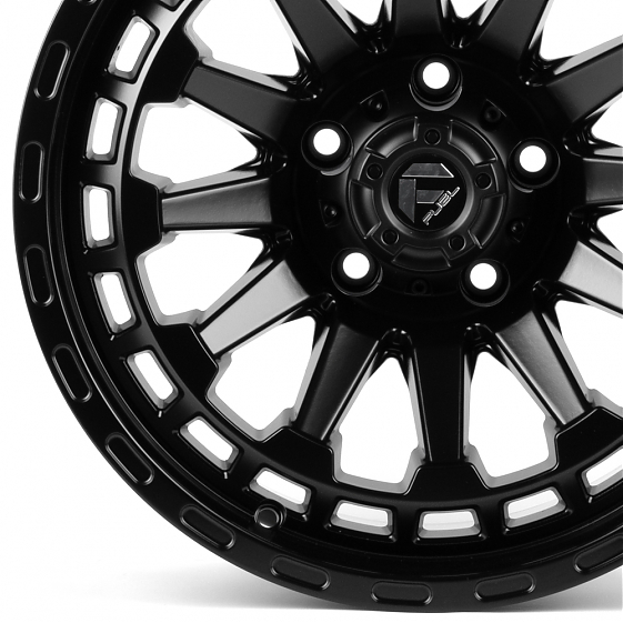 Литые диски 82395 FUEL iVF198 17 J9 ET-10 5x127 71.5 чёрный матовый: Фото 2