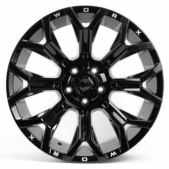 Литые диски 80331 WORX 821 20 J10 ET-19 5x127/5x139.7 78.1 чёрный: Фото 1