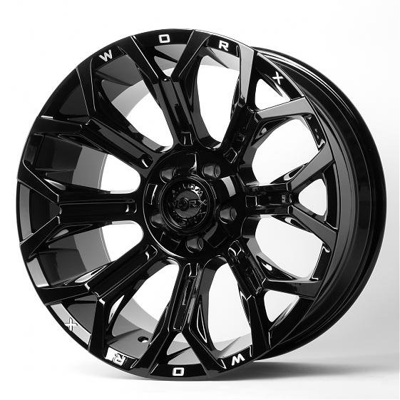 Литые диски 80331 WORX 821 20 J10 ET-19 5x127/5x139.7 78.1 чёрный: Фото 4