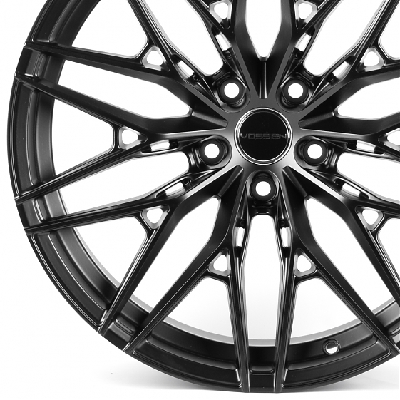 Литые диски 82245 Vossen FC003-SF085 19 J8.5 ET35 5x114.3 73.1 чёрный матовый: Фото 2