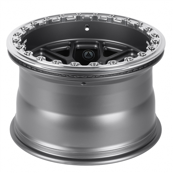 Кованые диски H250821X SKILL SB821-SB522 17 J10 ET-25 6x139.7 106.1 графит матовый + зеркальная поли: Фото 7