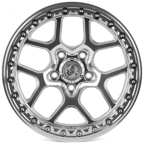 Кованые диски H260602C SKILL SB821-SL178 17 J9 ET-12 5x127 71.5 зеркальная полировка: Фото 1