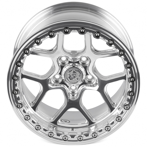 Кованые диски H260602C SKILL SB821-SL178 17 J9 ET-12 5x127 71.5 зеркальная полировка: Фото 3