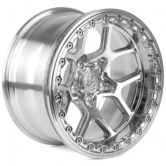 Кованые диски H260602C SKILL SB821-SL178 17 J9 ET-12 5x127 71.5 зеркальная полировка: Фото 4
