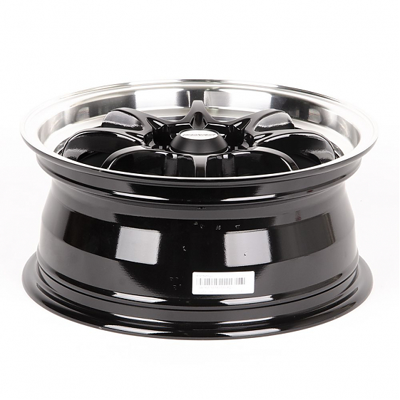 Литые диски 80471 Rays 1816-SK134 15 J6.5 ET35 4x100/4x114.3 56.6 чёрный + полированный обод: Фото 7