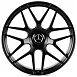 Кованые диски H241224V SKILL SL187-CS468 21 J10 ET20 5x130 84.1 чёрный матовый + полированный обод