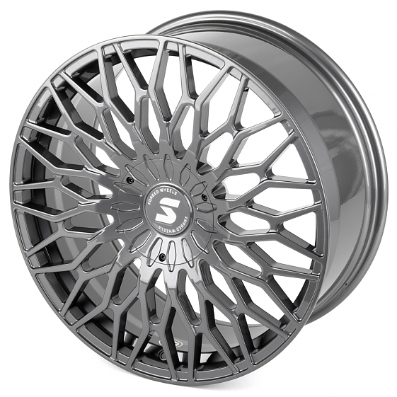 Кованые диски H240603U SKILL SV914-SV466 21 J9 ET50 6x139.7 95.1 графит глянцевый: Фото 6
