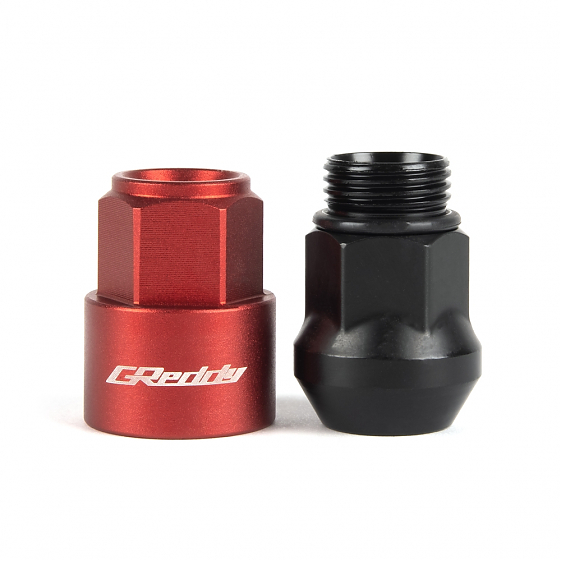 Комплект гаек 20188 Greddy M17 PRO конус 14X1,5 43.5mm красный HEX 19: Фото 3