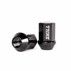Гайка 90073 SKILL ST002 конус 12x1,5 35mm чёрный HEX 19