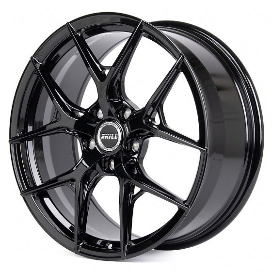 Кованые диски 231028G SKILL SL292-SL075 20 J8.5 ET50 5x127 71.5 чёрный глянцевый: Фото 5