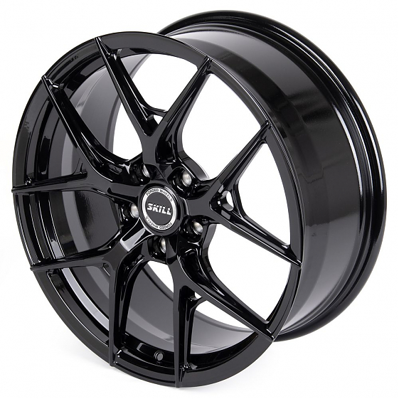 Кованые диски 231028G SKILL SL292-SL075 20 J8.5 ET50 5x127 71.5 чёрный глянцевый: Фото 6
